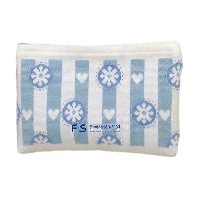 (Blossom) 다양한 패턴 자가드 사각 핸드백 1P