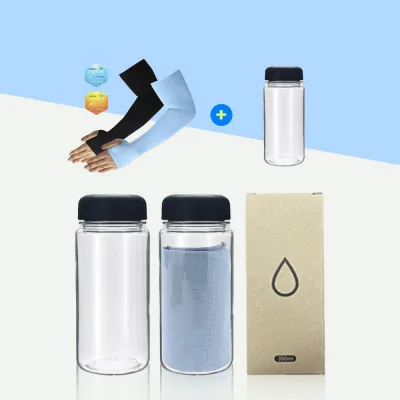 국산 고급 손등커버형 쿨토시 + 보틀 350ml SET