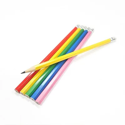 incolor 고주파 6본입 비비드 육각 연필 (B)