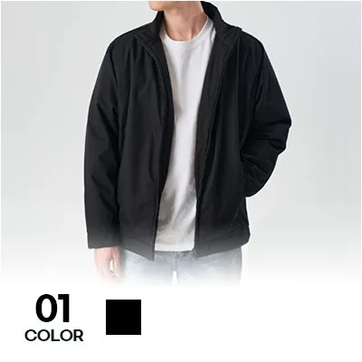 탈부착 퍼 레이어드 패딩점퍼 남녀공용 고급 근무복 방한 유니폼 M-4XL