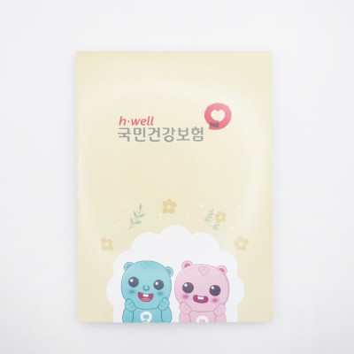 (Blossom) 세로형 떡제본 메모 노트 제작형 1P