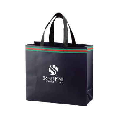 (Blossom) 테두리/패턴 코팅 부직포 가방-1P
