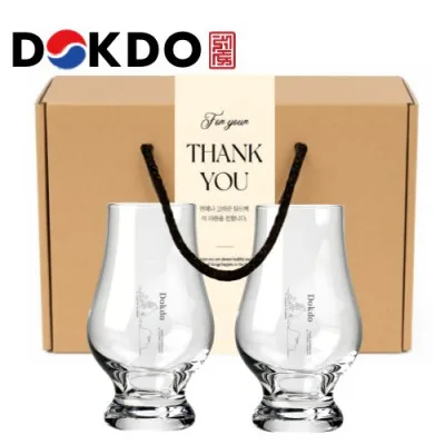 한국전통 K컬쳐 독도 40240 위스키잔 노징글라스 양주 니트잔 170ml 2P 기프팅