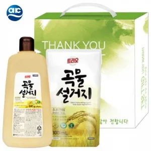 애경곡물설거지용기.리필 선물세트