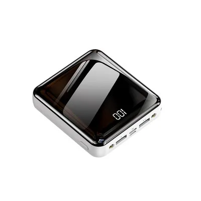 보스위즈 미니 듀얼 플래시 10000mAh 보조배터리 + 3종 케이블(C타입5핀8핀) MINI10003 블랙