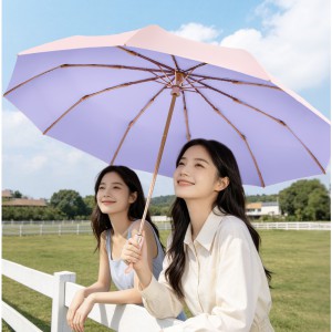 Blossom 투톤 컬러 암막 원터치 자동 양우산-10K 1P