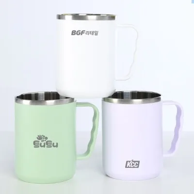 뉴에이커 파스텔 스텐 이중구조 머그 500ml