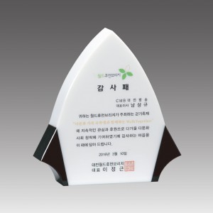 G2002_스노우크리스탈 상패