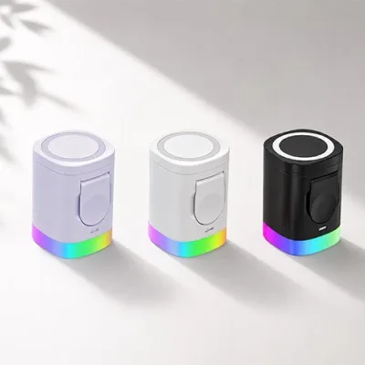 파인큐브 무선충전기 거치대 3in1 고속충전기 CUBE-10 + 맥세이프링