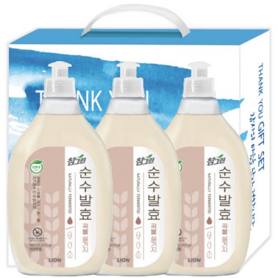 참그린 곡물용기3p 선물세트