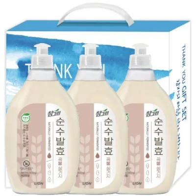 참그린 곡물용기3p 선물세트