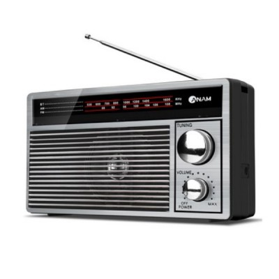 아남 레트로 FM 블루투스 라디오 스피커 R ONE