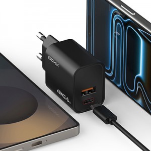 DOXX PD PPS 45W 초고속충전기 USB-C, USB-A 듀얼포트 C TO C 케이블포함