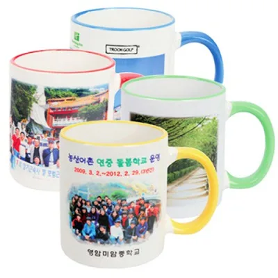 직선핸드라인 포토머그컵