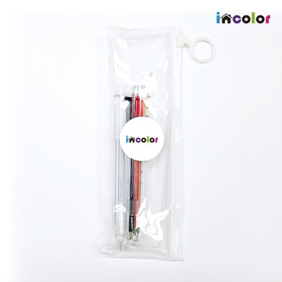 incolor 문구세트 고주파 39 (샤프+6색볼펜+자)