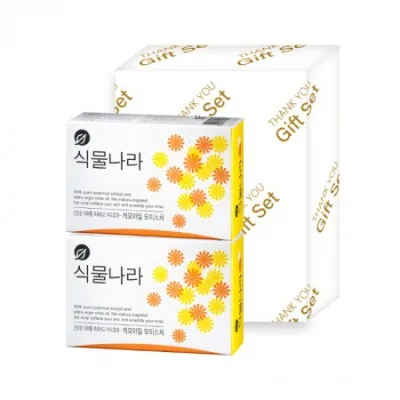 식물나라 캐모마일 비누 2p 선물세트