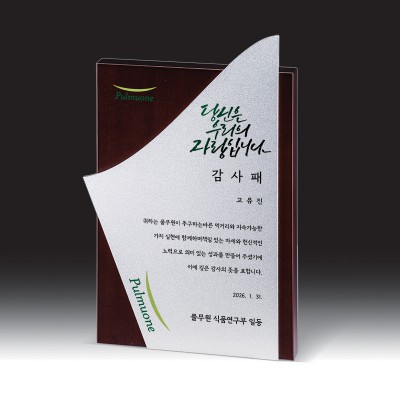 우드금속 상패 HB-7382S