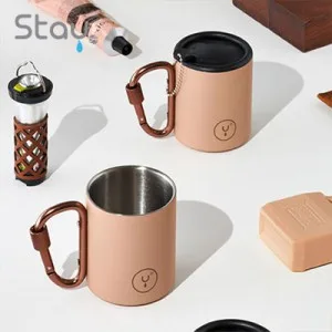 스테이24 캠핑전용 핑핑 스텐 머그컵 220ml