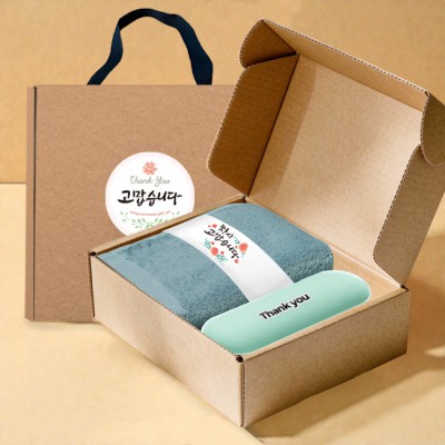 송월타올 호텔수건 항균 150G 30수 + 머쉬룸 5단 암막 양우산 선물 세트