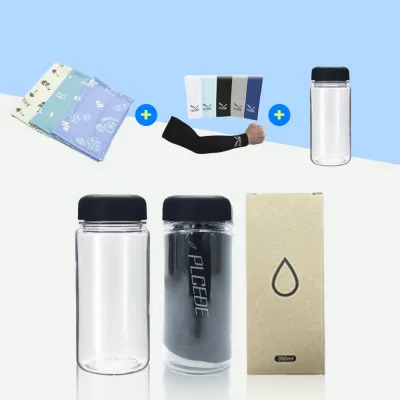 패턴 쿨타올 + 플씨드 스포츠 쿨토시 + 보틀 350ml SET