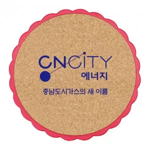 해바라기 콜크냄비받침