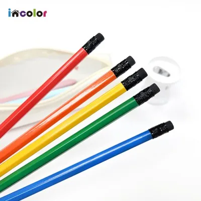 incolor 잘 써지는 비비드 육각 연필 (2B)