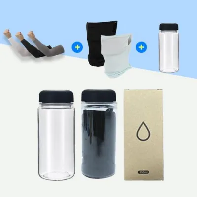 투밴드 쿨토시 + 귀걸이 쿨마스크 + 보틀 350ml SET