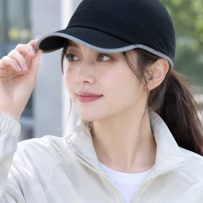 어런 리플렉티브 스포츠캡 메쉬 마라톤모 런닝모자 (3컬러)