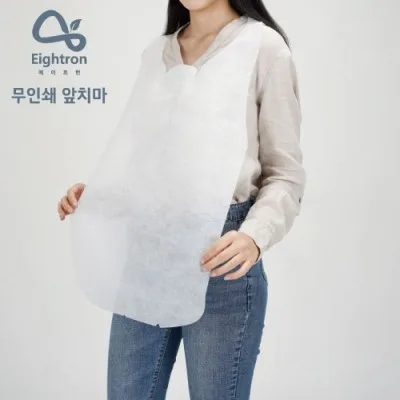 국내 두툼한 일회용앞치마 (무인쇄) 당일출고/에이트런