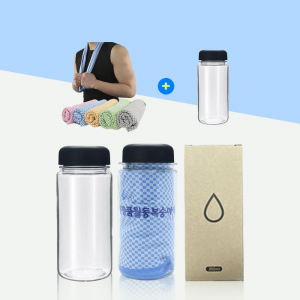 뱀부얀 쿨타올 + 보틀 350ml SET