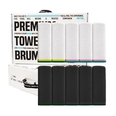 5Towel 브룸피 뱀부 프리미엄 타올 40수 200g 기프트 세트