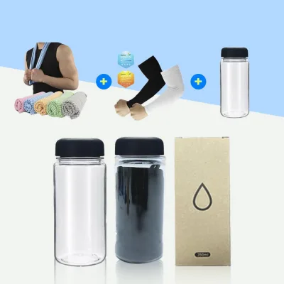 뱀부얀 쿨타올 + 국산 라인 쿨토시 + 보틀 350ml SET