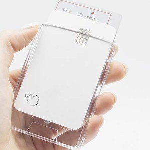 맥세이프 투명 카드지갑 (전사인쇄 무료)