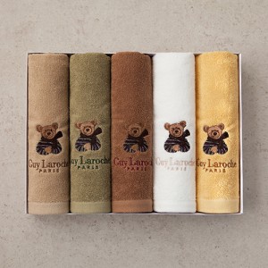 무한타올 기라로쉬 베어 호텔타올 140g 5p 선물세트(케이스포함)