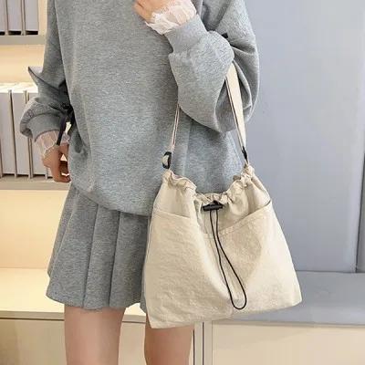 가방 캐쥬얼 복조리 버킷백 보부상가방 숄더 크로스 바디백
