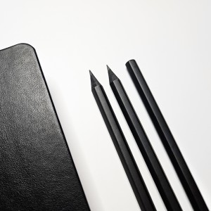 incolor 잘 써지는 무광 흑목 미두 연필 (B)