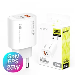 뉴에이커 25W PD3.0+QC3.0 2포트 PPS 초고속 분리형 충전기 케이블 미포함