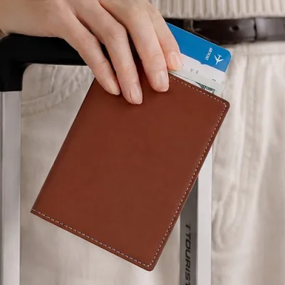 프리미엄 트래블 키트 C - 가죽 여권지갑 세트 / RFID 해킹방지 기능