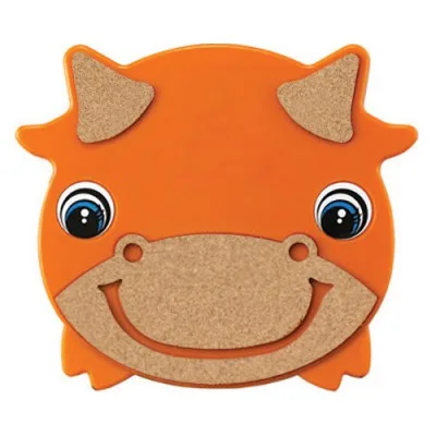 황소 콜크냄비받침