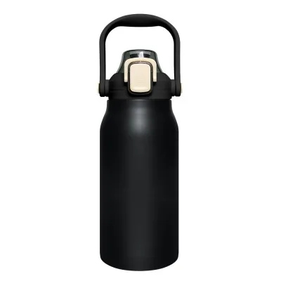 쿠팸 C9 탑 핸들 대용량 보온보냉 빨대 텀블러 스테인레스 이중잠금 1300ML