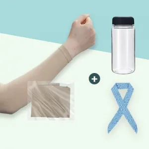 국산 선케어 스킨 쿨토시 + 보틀 350ml + 국산 물방울 쿨 스카프 SET