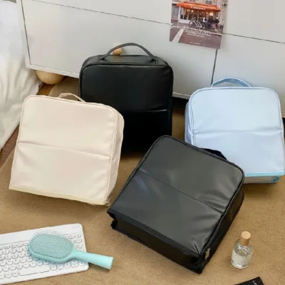 손잡이 대형 멀티백 화장품 파우치 대용량 여행용 화장도구 메이크업 수납 정리