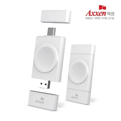 액센 AW11 포터블 듀얼 포트 스마트 워치 충전기