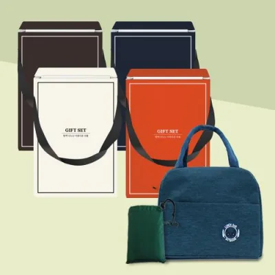 클래식 포켓 판다 보온보냉백 +일체형 포켓 돗자리(대형) SET