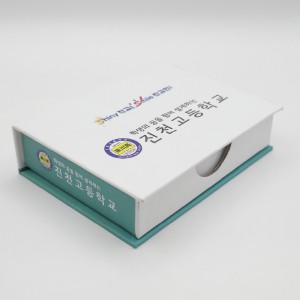 (Blossom) 하드커버 측면떡제본 메모함 중 - 1P