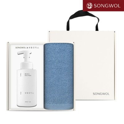 송월 핸드워시 기프트세트 25 (크라운180g 1P + 생활공작소500ml 1P)