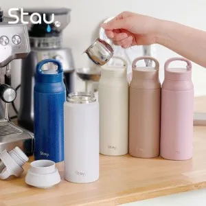 스테이24 앤드링 대용량 텀블러 600ml 2중 밀폐 마개 보온 보냉텀블러