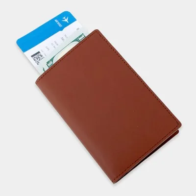 RFID 해킹방지 소가죽 여권지갑
