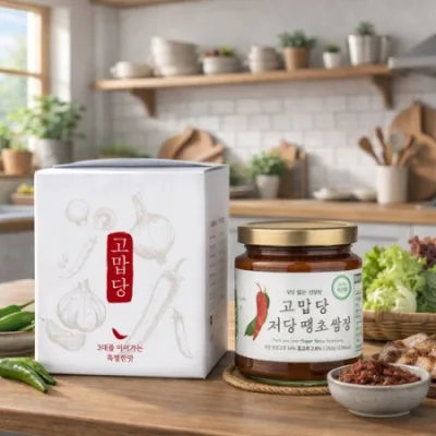 고맙당 국산 저당 땡초쌈장 250g 싱글기프트