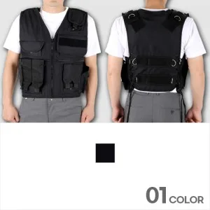 베이직 안전 보안 스태프조끼 남성 여성 현장 행사 유니폼 L-3XL